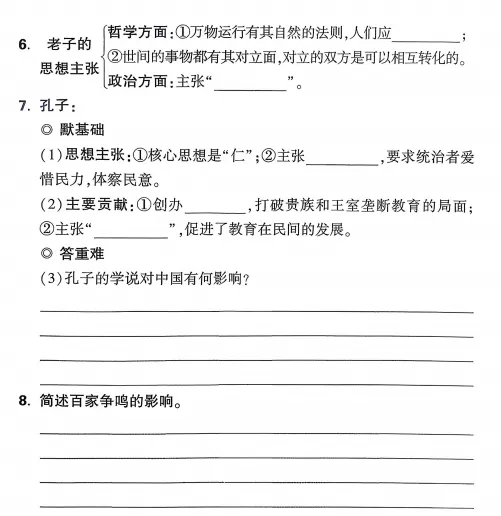 2026中考历史(早背晚默)默写通关练,共31天,打印1份掌握记牢了,考试基础“0”扣分! 第6张