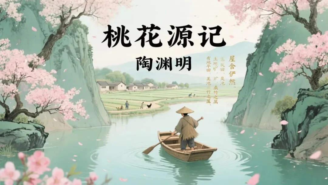 中考资料|《桃花源记》知识点梳理 第1张