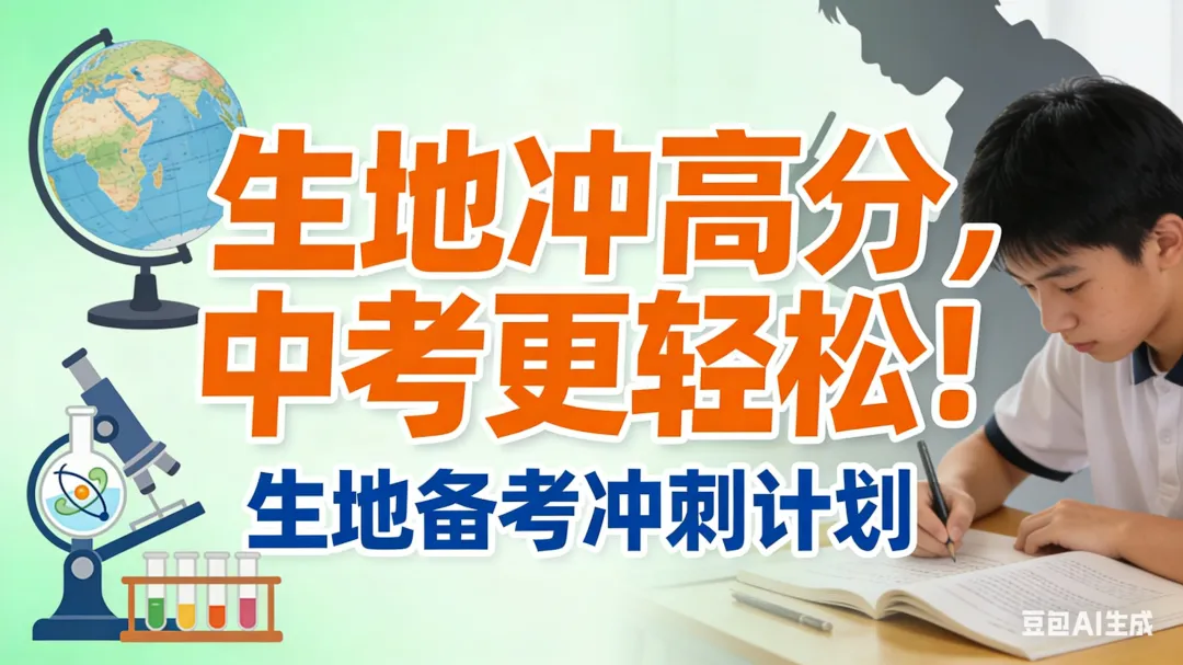 生地冲高分,中考更轻松! 第1张