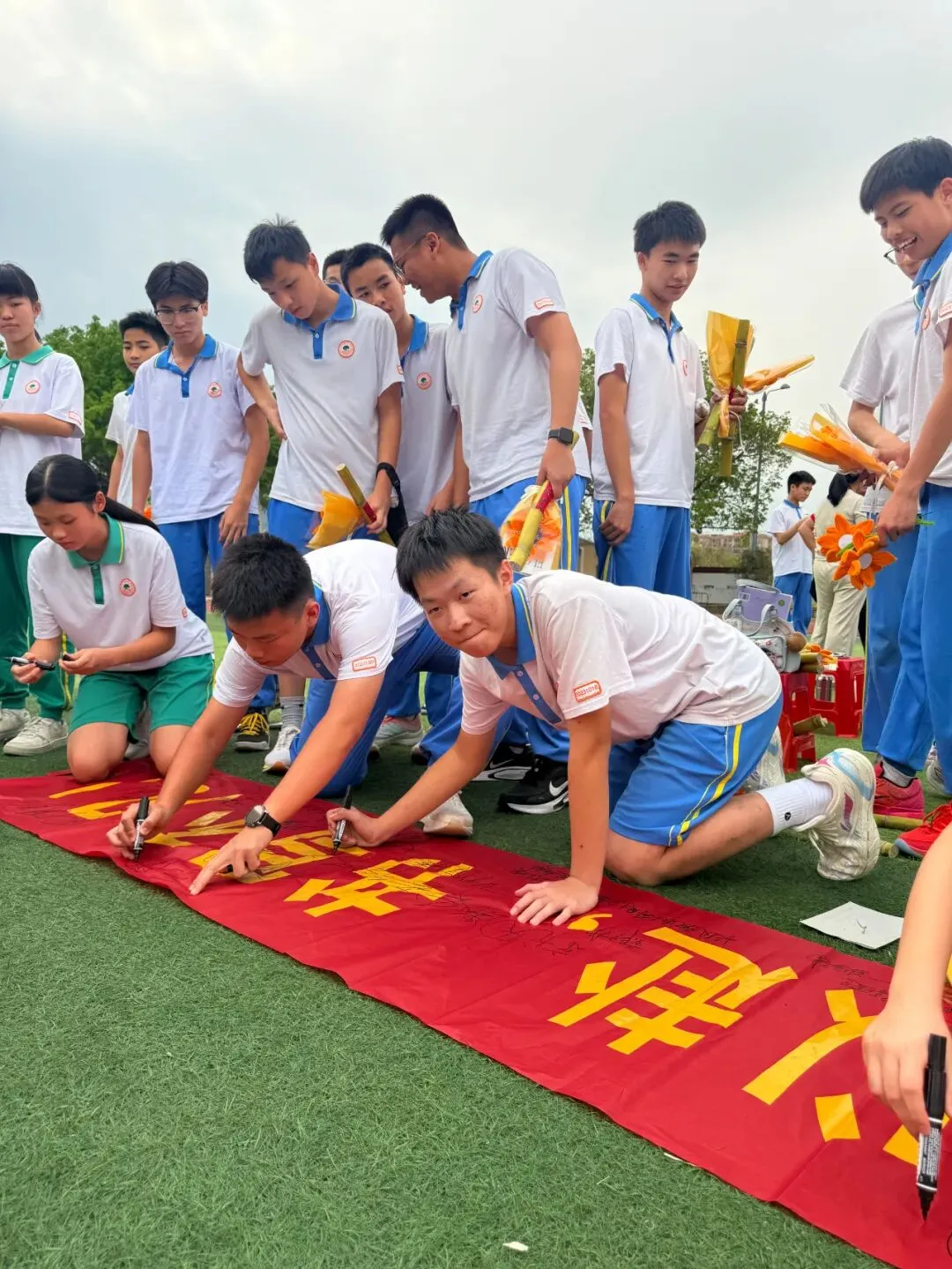 树人教育|百日砺剑战中考 榕志逐梦向未来——荔城三中2026届毕业班百日誓师大会-第46张图片-四季读书网