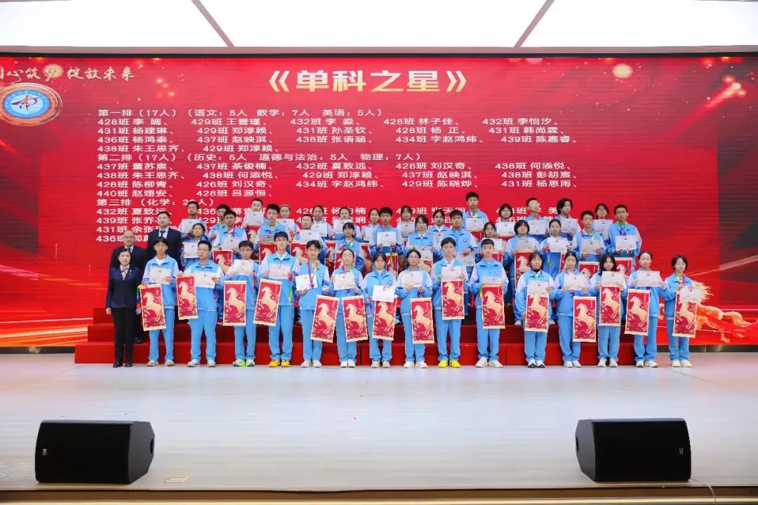 表彰励志促奋进 凝心聚力战中考——保山一中举行2026届初三年级上学期期末考试表扬暨学习动员大会 第34张