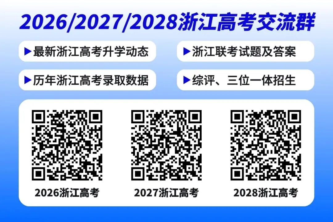 浙江二模时间来了!最接近高考成绩的一次模考 第1张