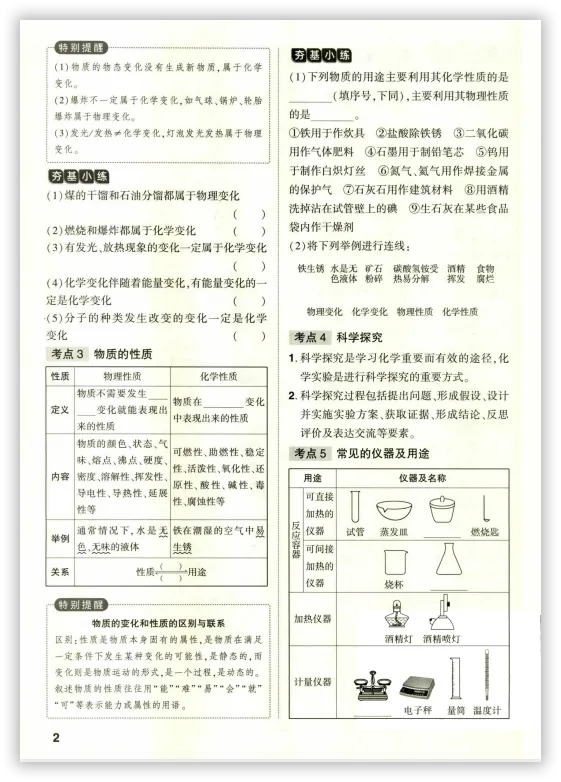 【2026】《初中化学•中考对策-复习学案》中考(人教版),超全知识点梳理、例题解析! 第14张