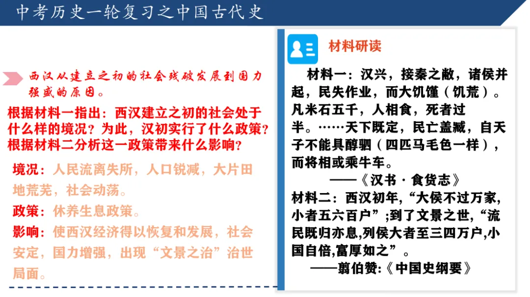 中考历史一轮复习:七年级上册第三单元复习课件 第11张