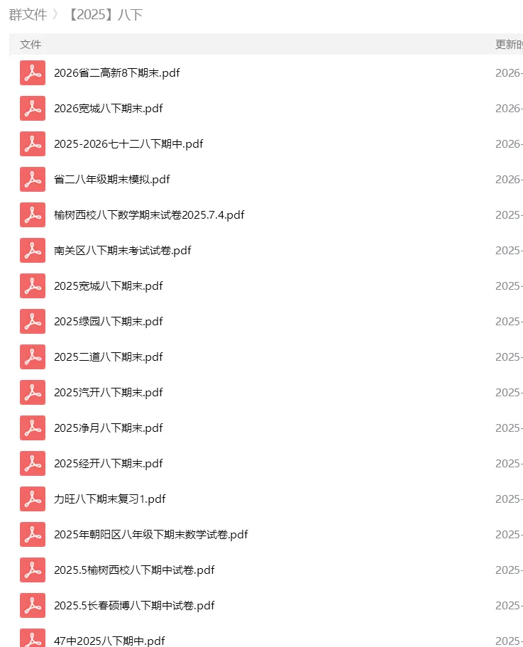 砂砾数学城堡——初中数学试卷1-14馆 第22张