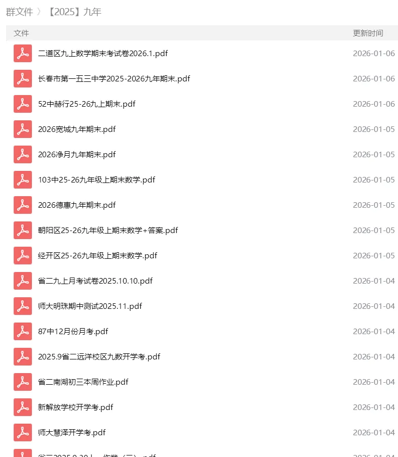 砂砾数学城堡——初中数学试卷1-14馆 第23张