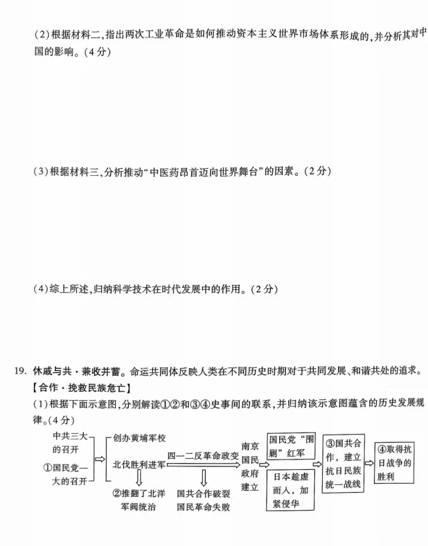 山西2026年初中学业水平考试模拟自测试题及答案! 第59张 山西2026年初中学业水平考试模拟自测试题及答案! 第59张