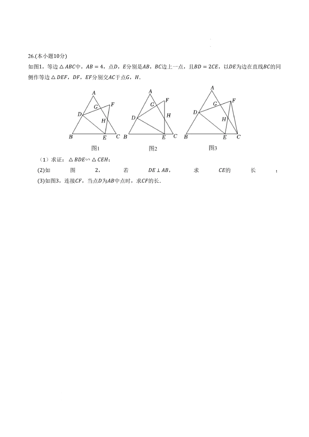 数学(西宁卷)(考试版)2025年中考数学第一次模拟考试(江苏连云港卷) 第11张 数学(西宁卷)(考试版)2025年中考数学第一次模拟考试(江苏连云港卷) 第11张