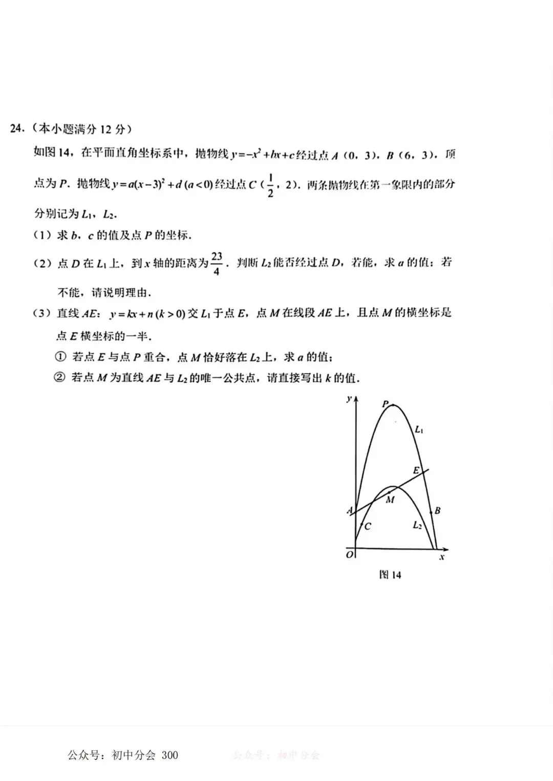 2025年河北省中考真题及答案 第17张 2025年河北省中考真题及答案 第17张