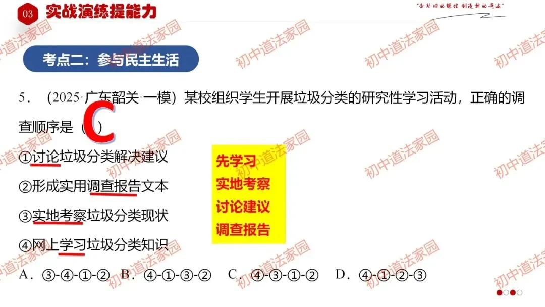 中考政治丨道德与法治一轮复习 专题19 追求民主价值 第27张