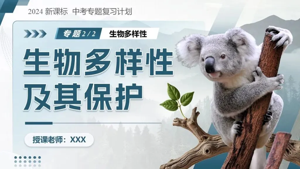 中考生物一轮复习专题2.2《生物多样性及其保护》 第4张 中考生物一轮复习专题2.2《生物多样性及其保护》 第4张