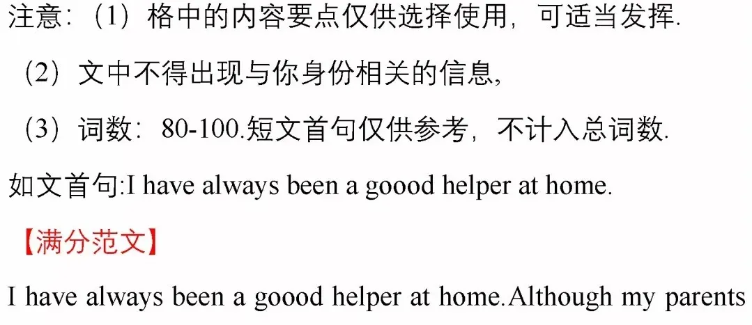 中考英语各地作文题目及满分范文汇总 第13张