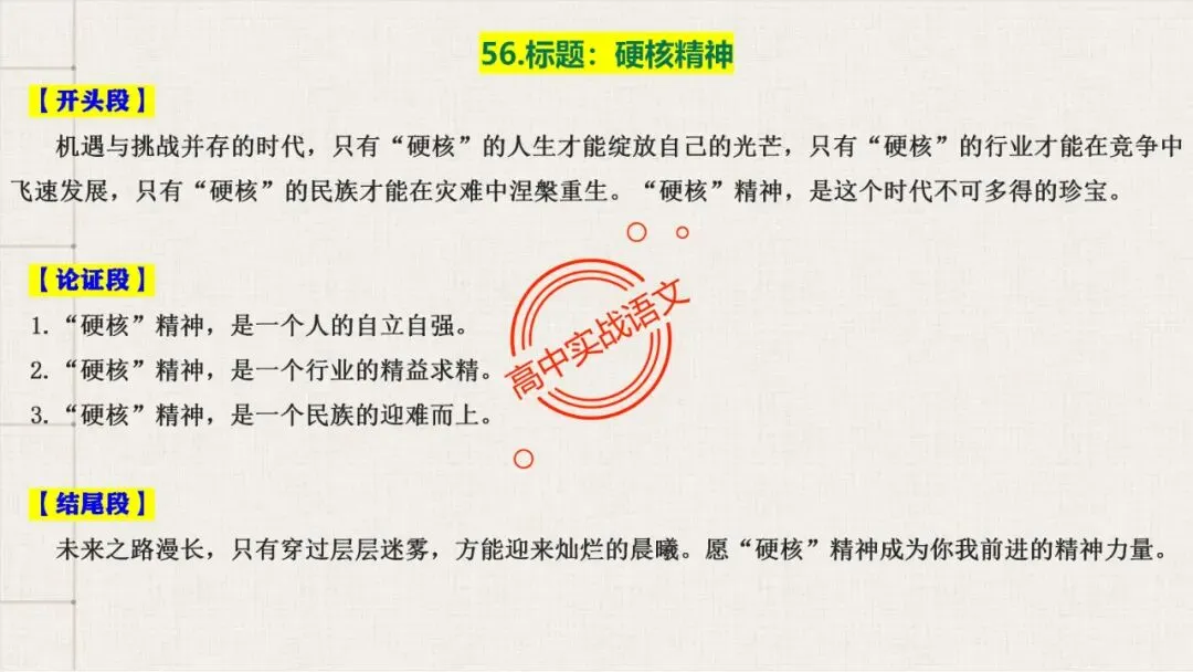 【对标真题】高分【议论文模板】实战应用+热点高频作文主题模板100组(开头段+论证段+结尾段) 第83张