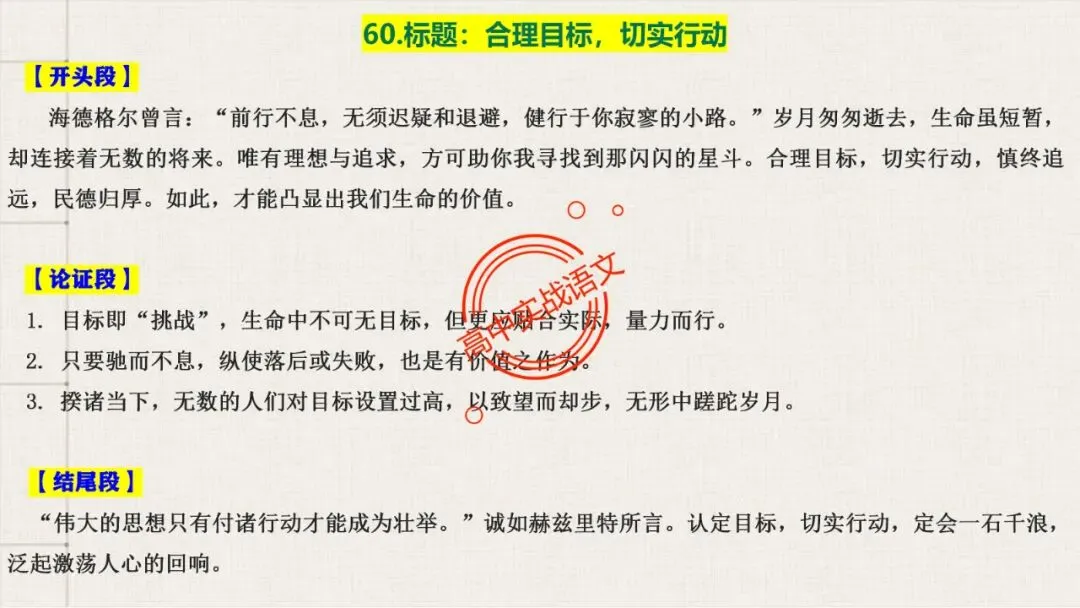 【对标真题】高分【议论文模板】实战应用+热点高频作文主题模板100组(开头段+论证段+结尾段) 第87张