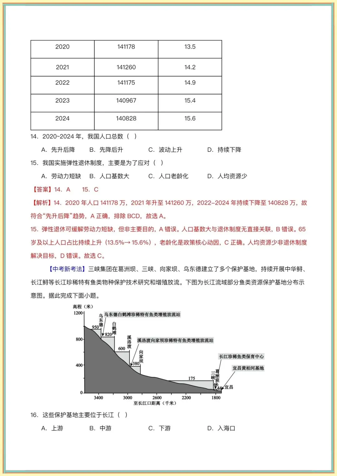 生地会考|2026春【中考地理】第一次模拟考试(全国通用) ,有电子版可下载打印! 第18张 生地会考|2026春【中考地理】第一次模拟考试(全国通用) ,有电子版可下载打印! 第18张