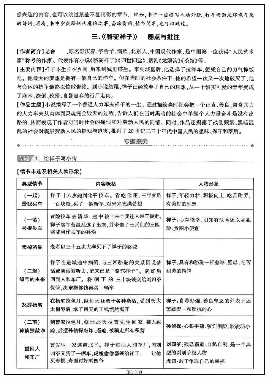 2026年中考语文教材12部名著知识梳理 第8张