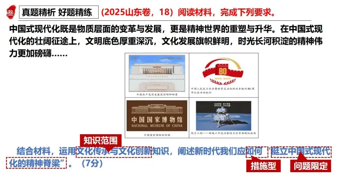 高正团队2026跟着真题学答题专题5 文化传承与文化建设 第15张