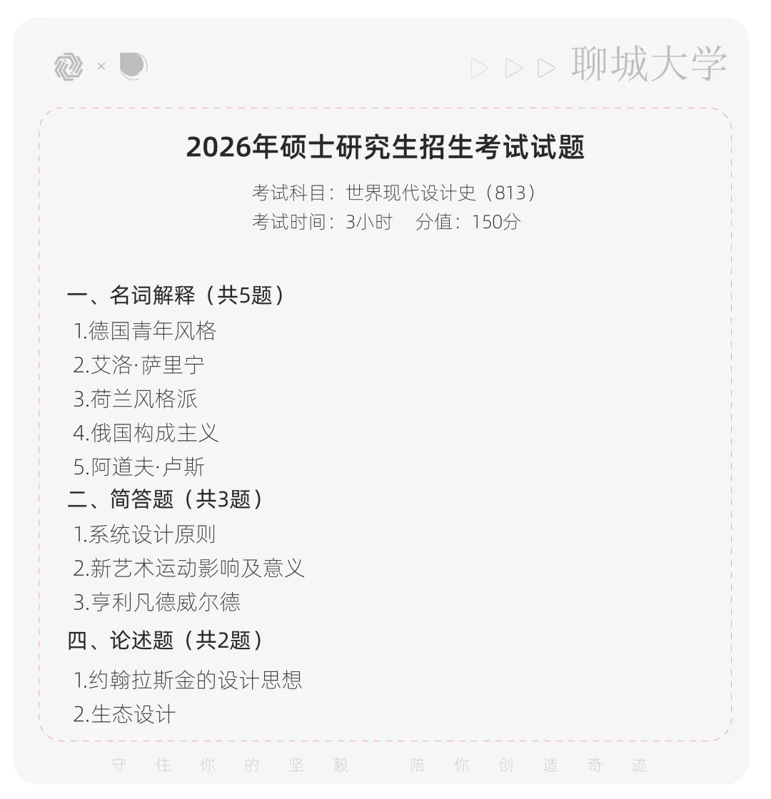 【真题解析】聊城大学:2026初试真题解析(下) 第6张