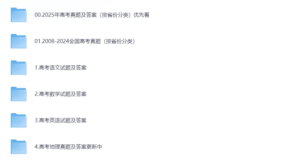 高考真题|2025年全国新高考(语文1、2卷、数学1、2卷,英语1、2卷)试题及参考答案、全卷解析、评分标准、作文范文 PDF电子版 第2张