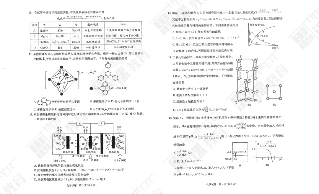 最新公布!2023级成都二诊全科试卷来了!速来对答案! 第6张