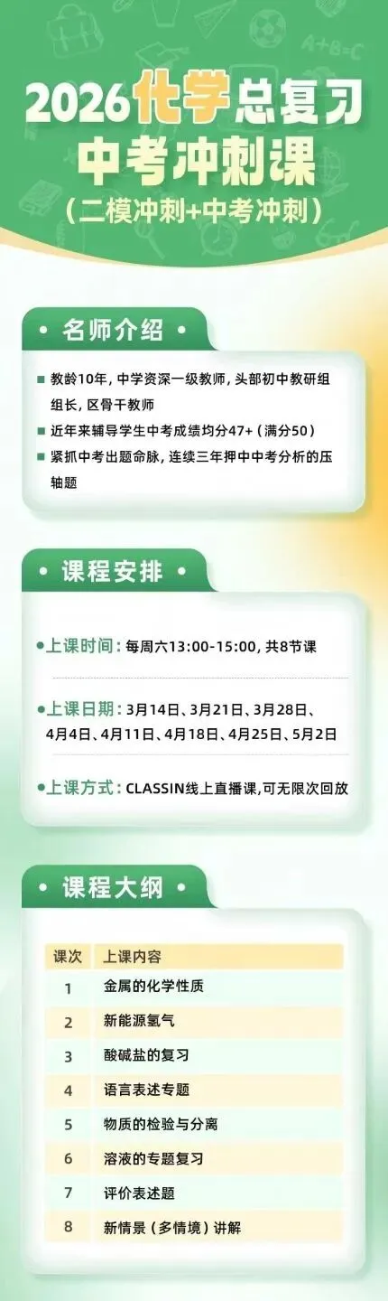 华育老师领衔26届中考冲刺班 第3张