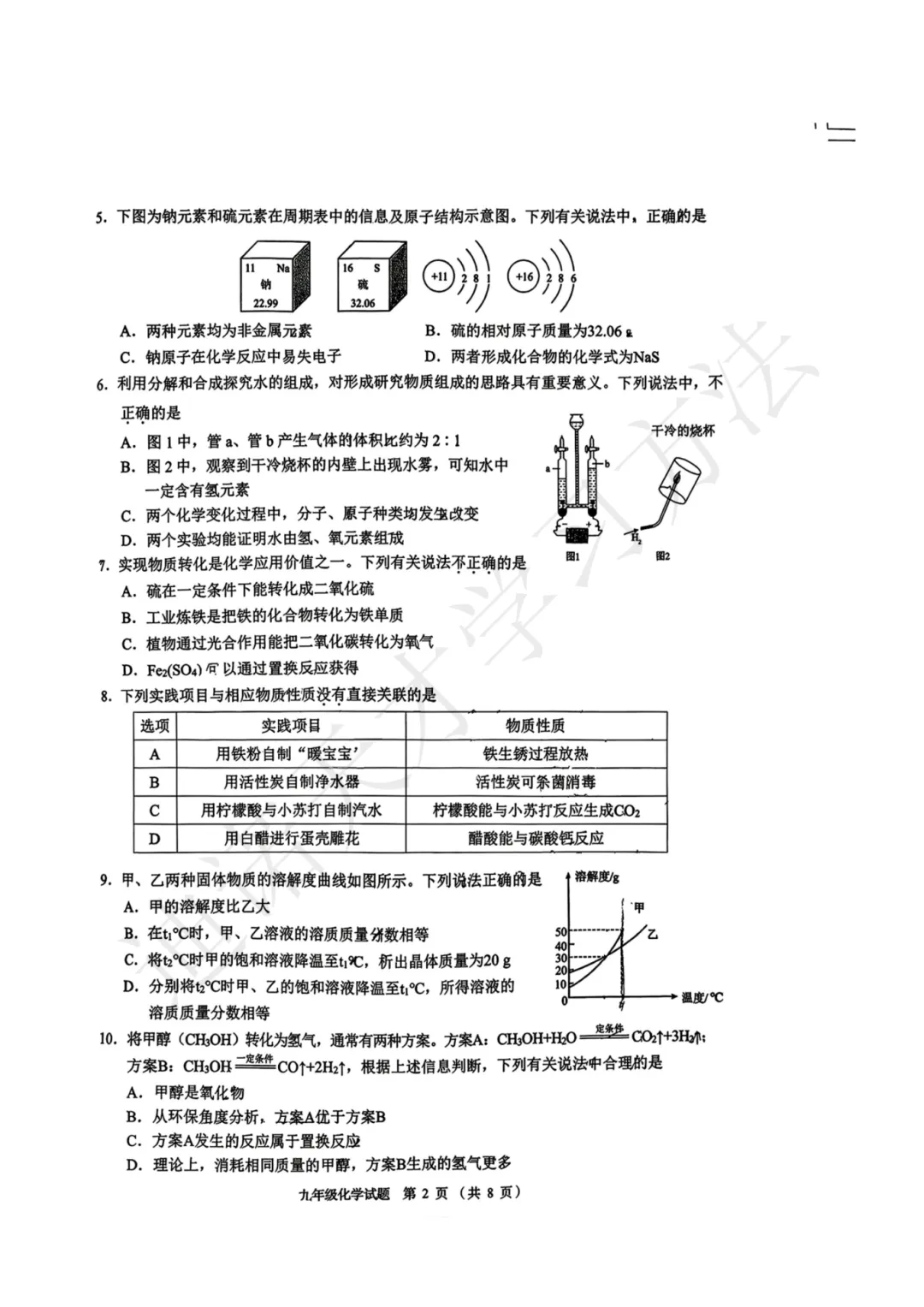 刚刚考完!济南市历城区三月模考真题+答案!免费领取! 第13张