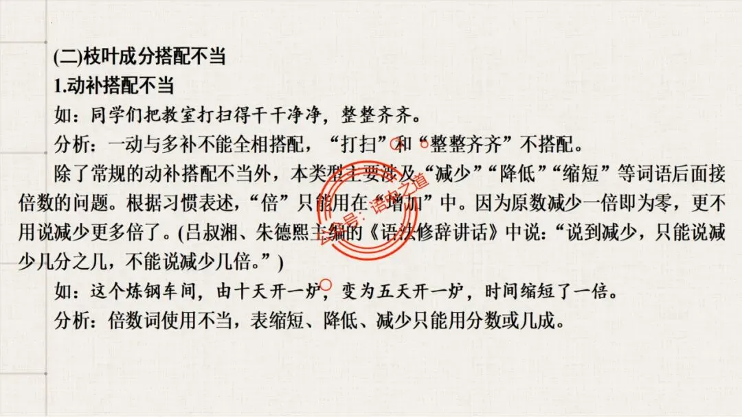 【对标真题+影视剧】语文病句【思维导图+知识表格】式全讲透 第68张