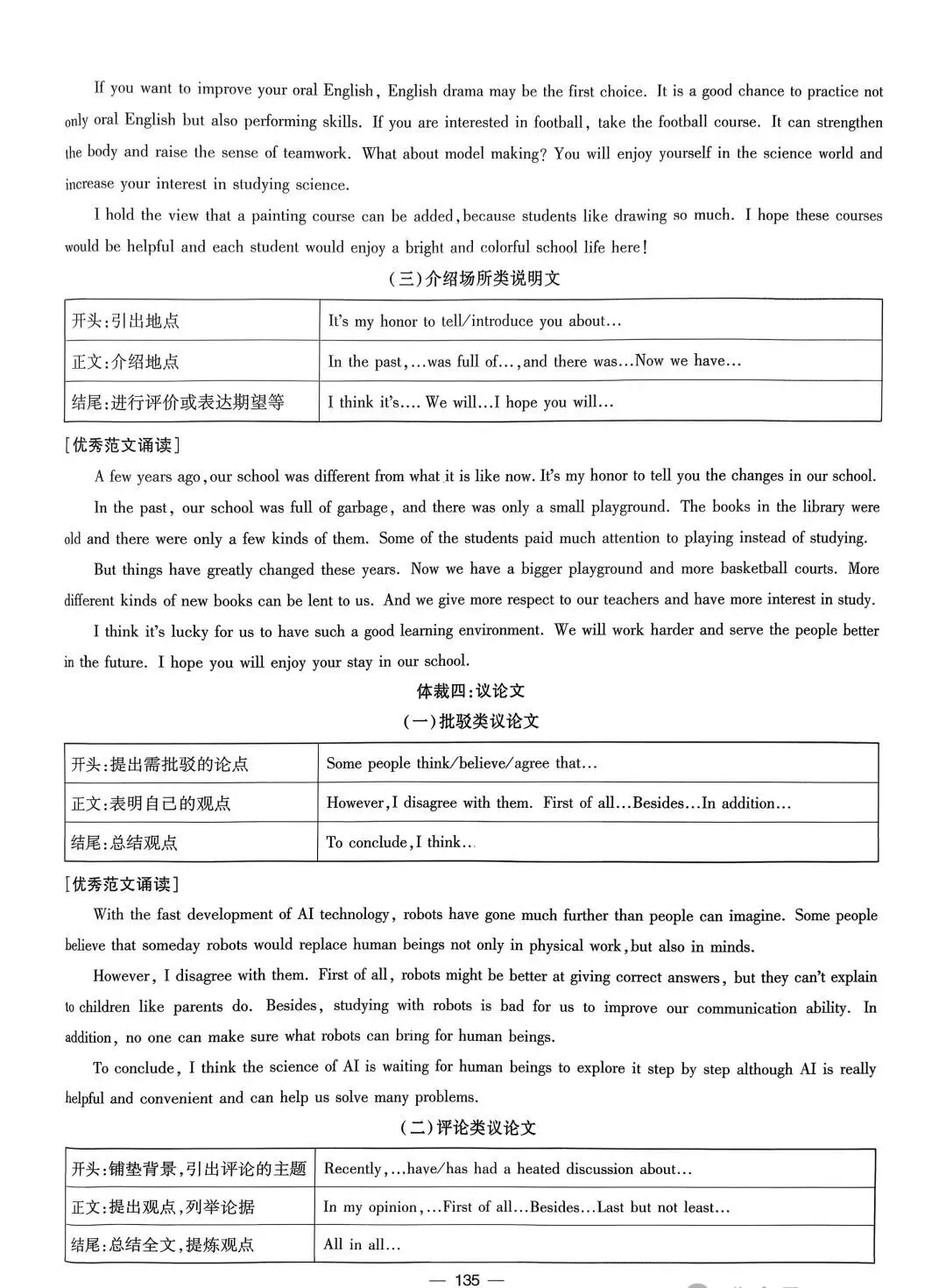 中考句型 与写作模板-第8张图片-四季读书网