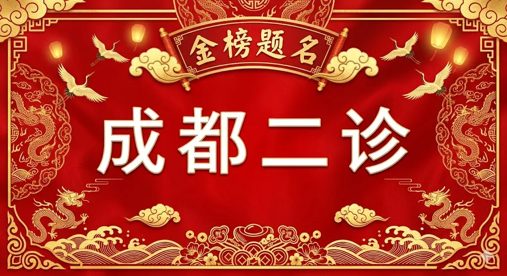 2026年成都二诊(最全)9科全套真题&参考答案【高清无水印】 第1张