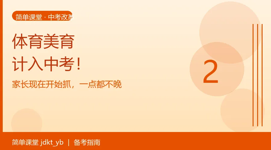 体育美育正式计入中考!家长现在开始抓,一点都不晚 第1张 体育美育正式计入中考!家长现在开始抓,一点都不晚 第1张