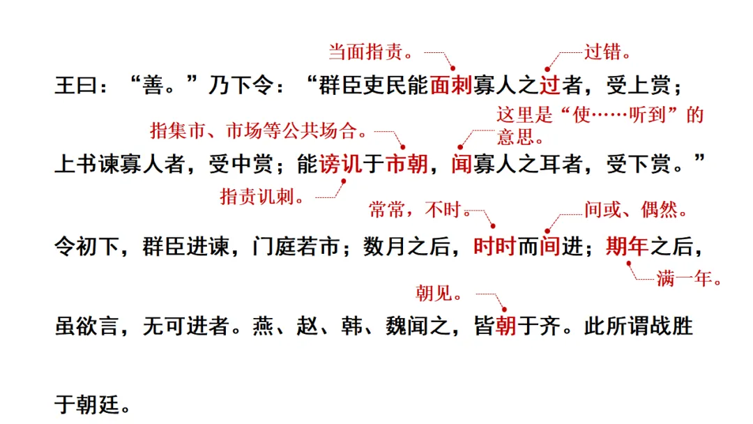 2026中考语文复习:劝谏治国类文言文对比阅读ppt,可下载 第10张
