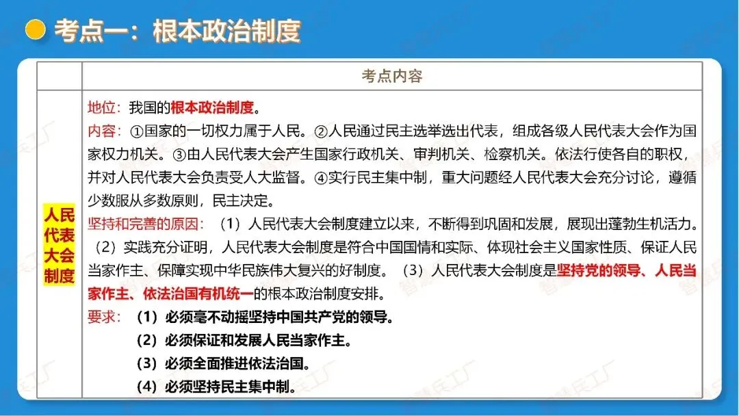 2026年中考 道德与法治一轮复习高效培优系列---第14课时 我国的政治和经济制度(复习课件+讲义) 第13张