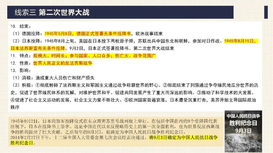 中考历史二轮专题复习课件 专题13 两次世界大战与世界政治格局的演变 第13张