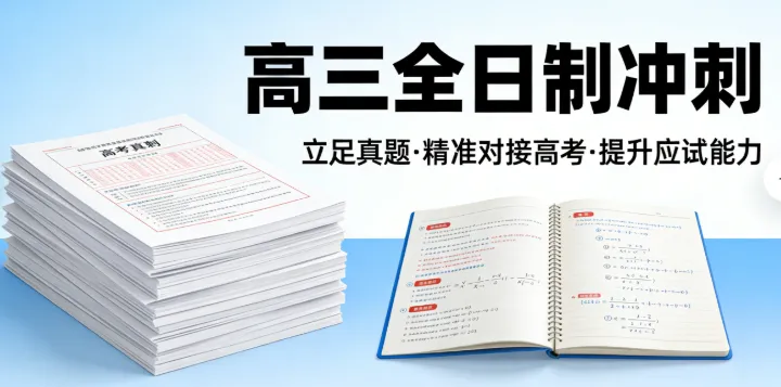高三全日制冲刺:立足真题,精准对接高考,提升应试能力 第1张