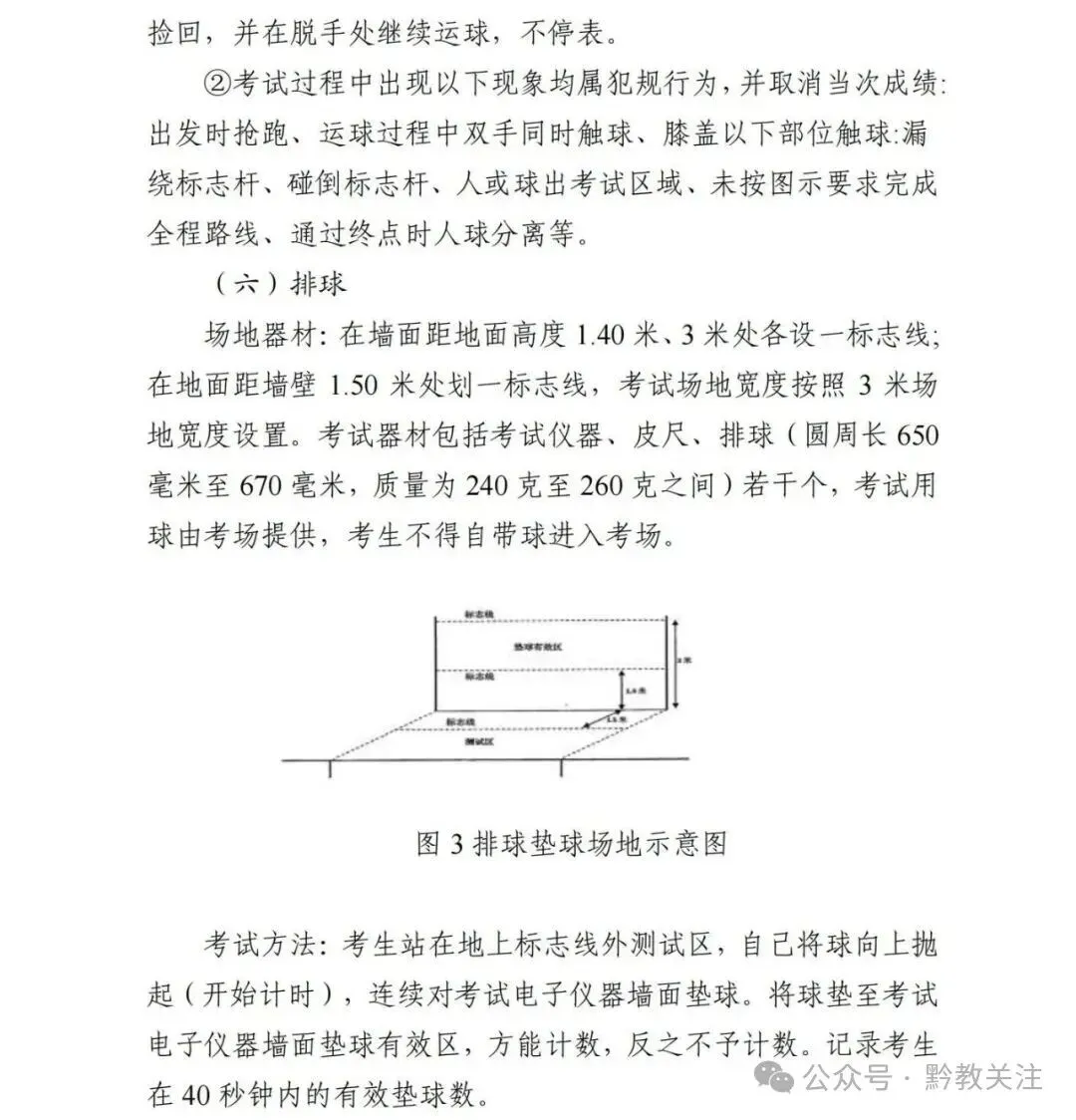 贵阳市2026-2028届初一至初三中考体育最新评分标准及规则 第16张