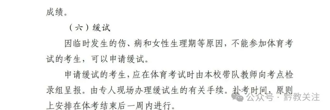 贵阳市2026-2028届初一至初三中考体育最新评分标准及规则 第24张