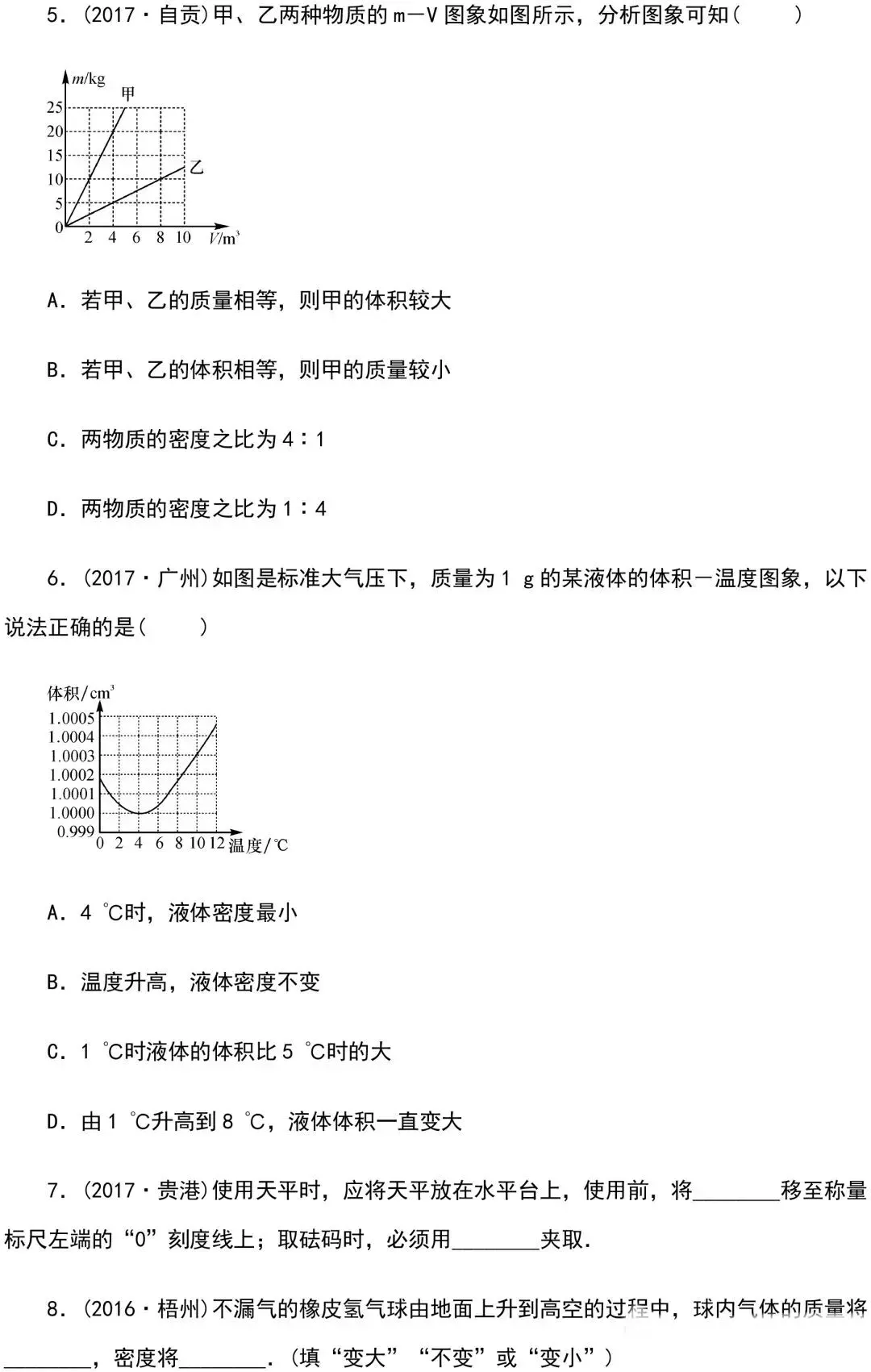 中考物理知识点梳理+考点精练+重难点突破(附答案)三 第14张