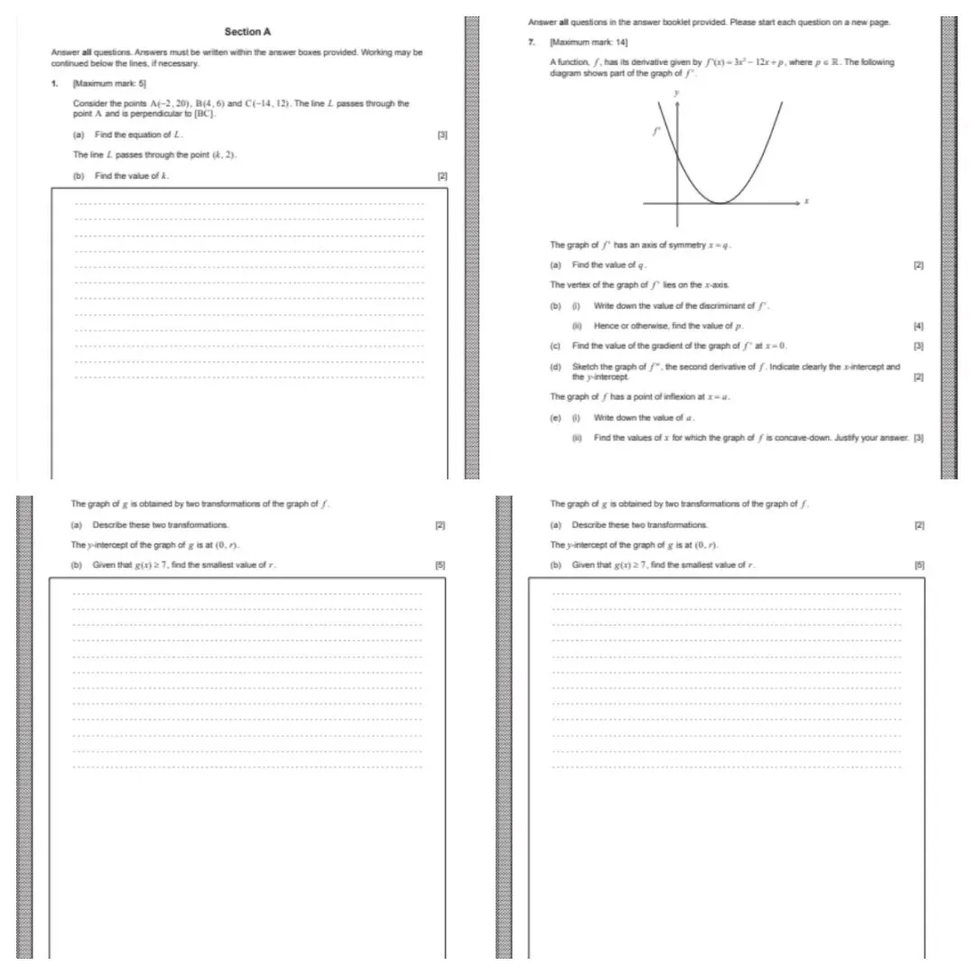 IB数学真题+学霸笔记领取(可直接打印下载)还有IB全科目真题! 第2张 IB数学真题+学霸笔记领取(可直接打印下载)还有IB全科目真题! 第2张