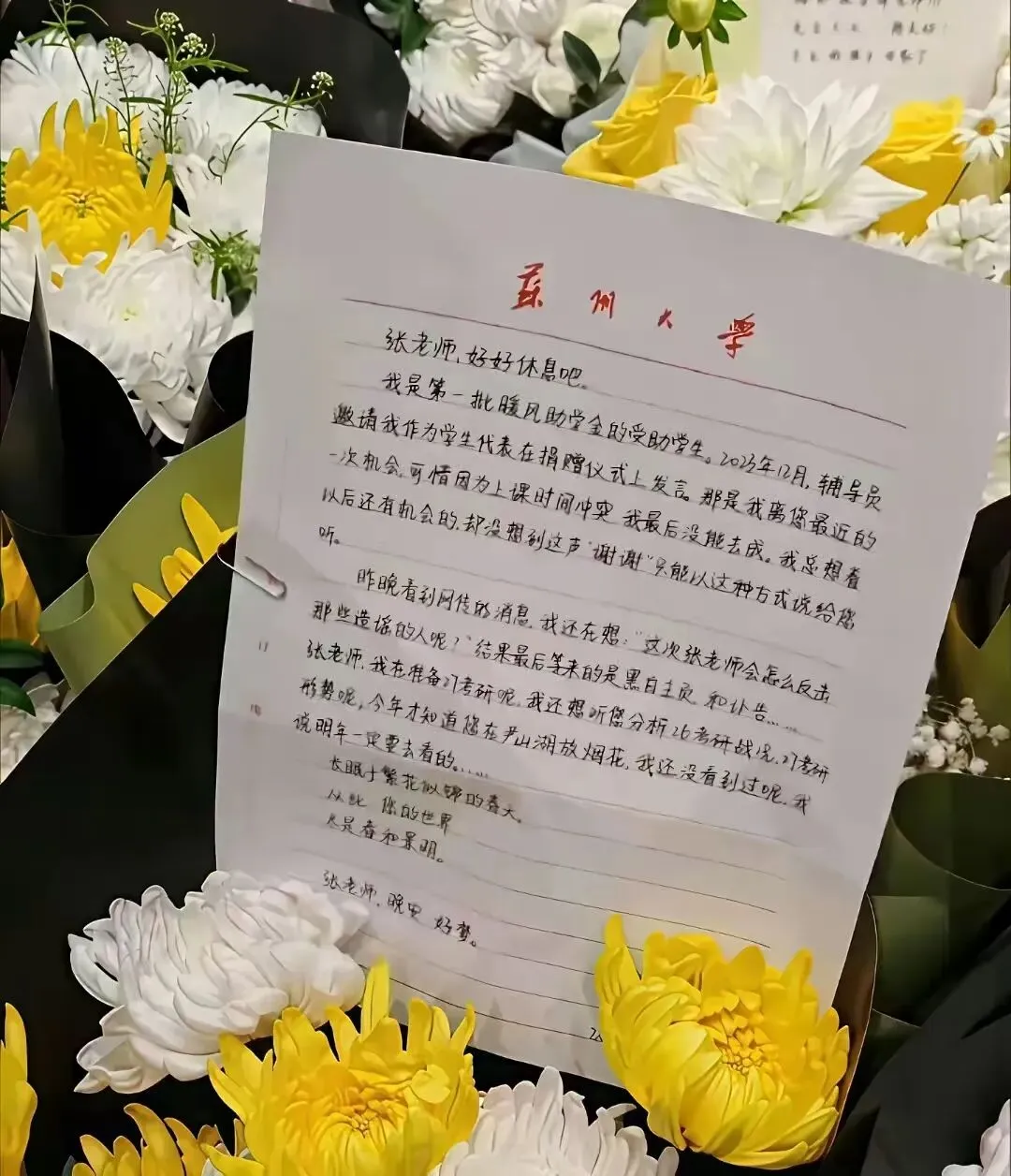 爆哭!张雪峰女儿千字告别火了:比满分试卷更珍贵的,是这份体面-第13张图片-四季读书网