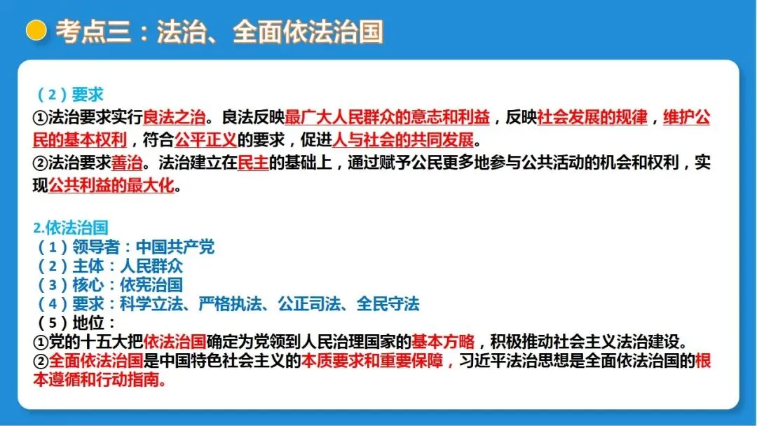 2026年中考道德与法治一轮复习 课时16 法治精神与法治建设(复习课件) 第22张