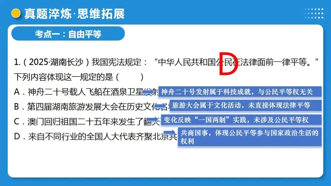 2026年中考道德与法治一轮复习 课时16 法治精神与法治建设(复习课件) 第49张