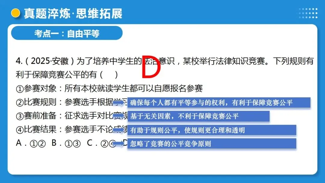 2026年中考道德与法治一轮复习 课时16 法治精神与法治建设(复习课件) 第52张