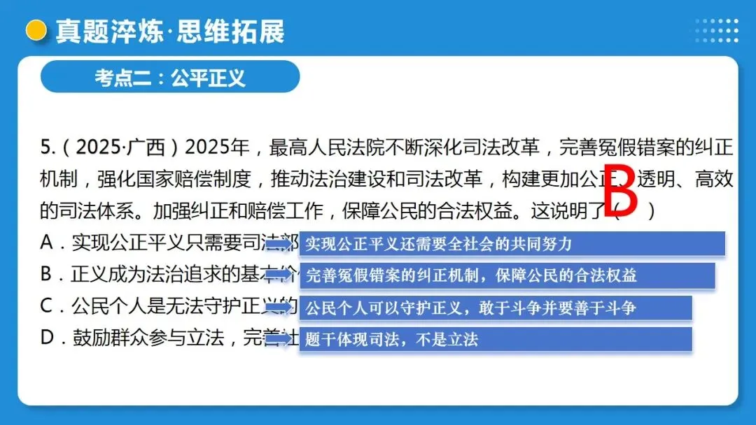 2026年中考道德与法治一轮复习 课时16 法治精神与法治建设(复习课件) 第53张