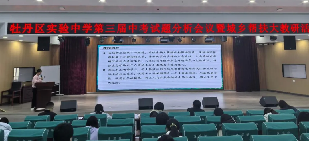 精研中考明方向 聚力提质启新程——牡丹区实验中学生物学科大教研活动圆满举行 第13张