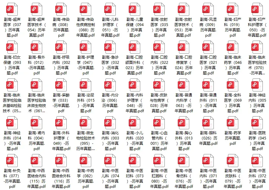 卫生高级职称历年真题免费领取!PDF(高清可打印) 第2张