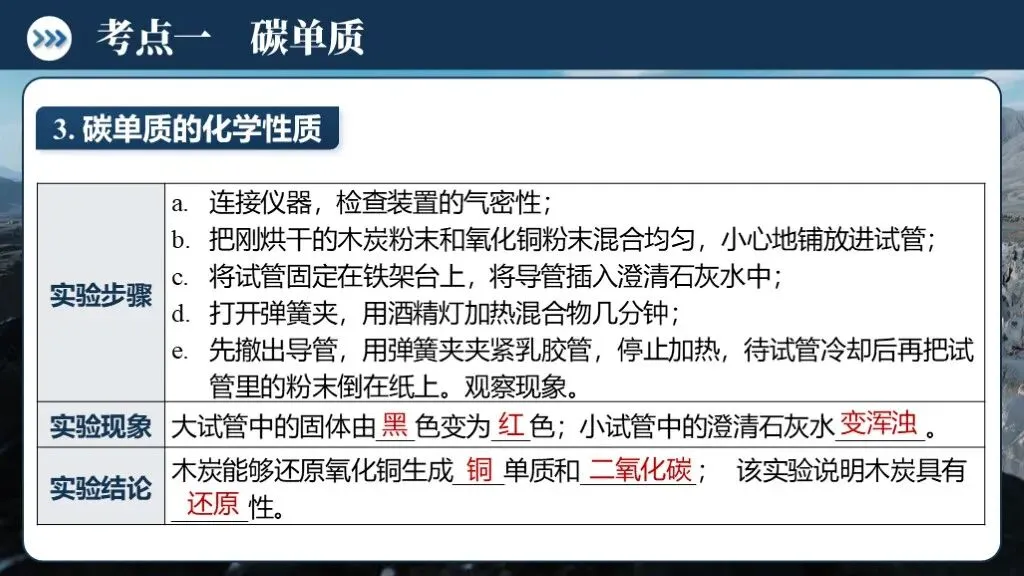 ��【2026中考】化学专题复习03《 碳和碳的氧化物 》课件更新啦!!! 第14张 ��【2026中考】化学专题复习03《 碳和碳的氧化物 》课件更新啦!!! 第14张