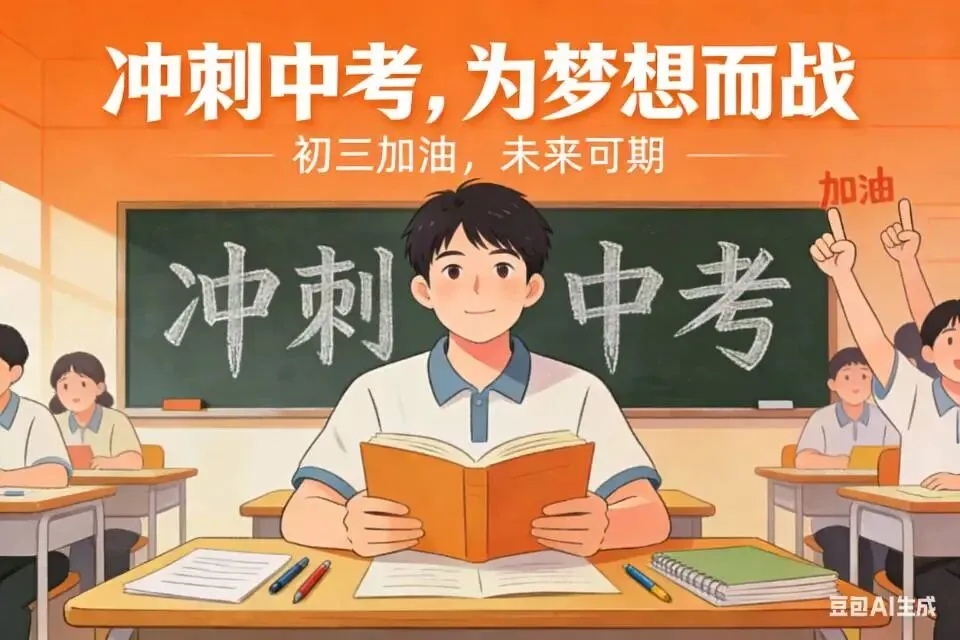 倒计时88天!中考冲刺,每一分努力都算数,致全体考生、家长与老师 第4张 倒计时88天!中考冲刺,每一分努力都算数,致全体考生、家长与老师 第4张