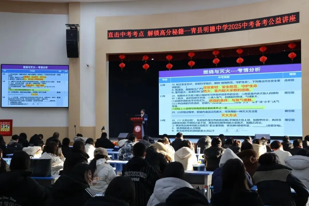 青县明德中学中考备考公益讲座来袭!直击中考考点,解锁高分秘籍! 第17张 青县明德中学中考备考公益讲座来袭!直击中考考点,解锁高分秘籍! 第17张