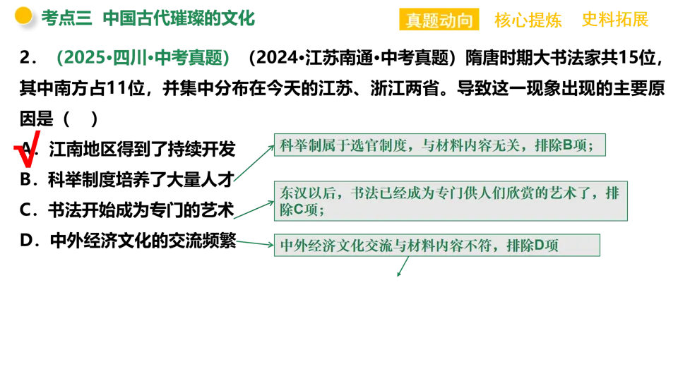 【中考复习】|专题03:中华优秀传统文化 第37张