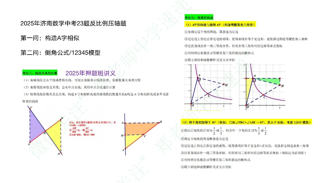 中考押题班押中率揭秘!数学篇 第7张